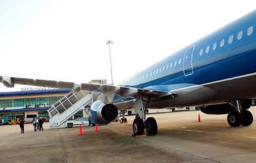 Vietnam Airlines sẽ khai thác trở lại các đường bay đến Huế từ ngày 20/9 tới (Ảnh: Thanh niên)